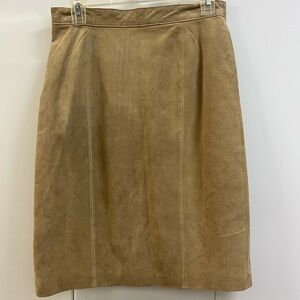Like New Boston Proper Genuine Leather Midi Pencil Skirt